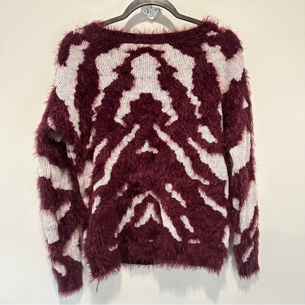 Vero Moda Burgundy Tiger Sweater - Picture 7 of 15